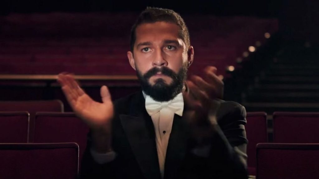 Shia LaBeouf clapping