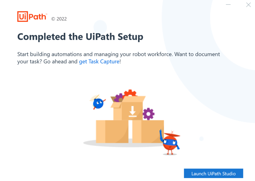 Completed the UiPath Setup