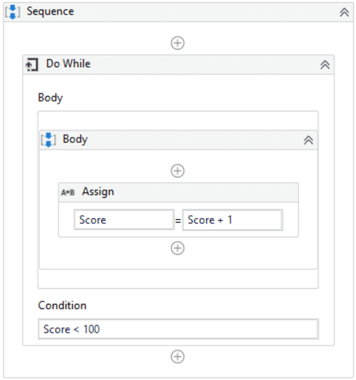 Do While activity in UiPath