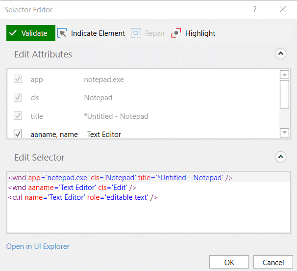 Partial Selectors