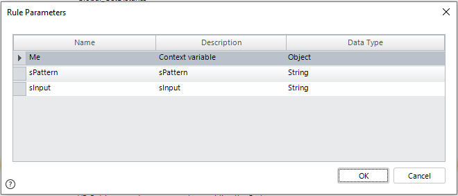 Parameters