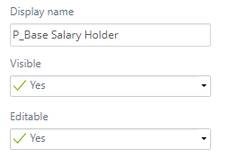 Salary Base Panel Holder