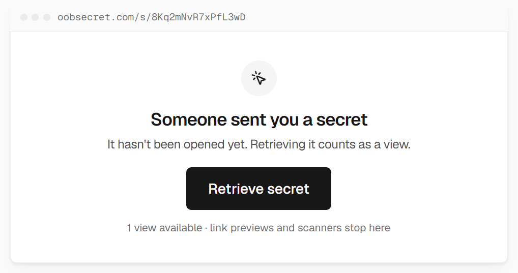 How to Share a Password Securely
