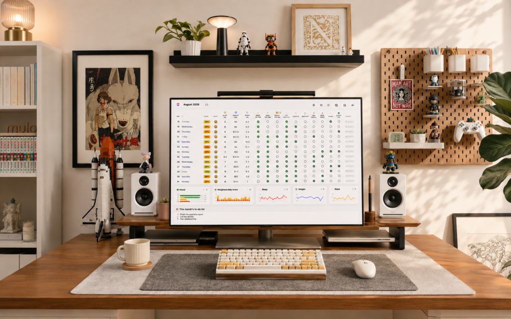 personal habit tracker office